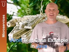 Java JUnit test case example in Java